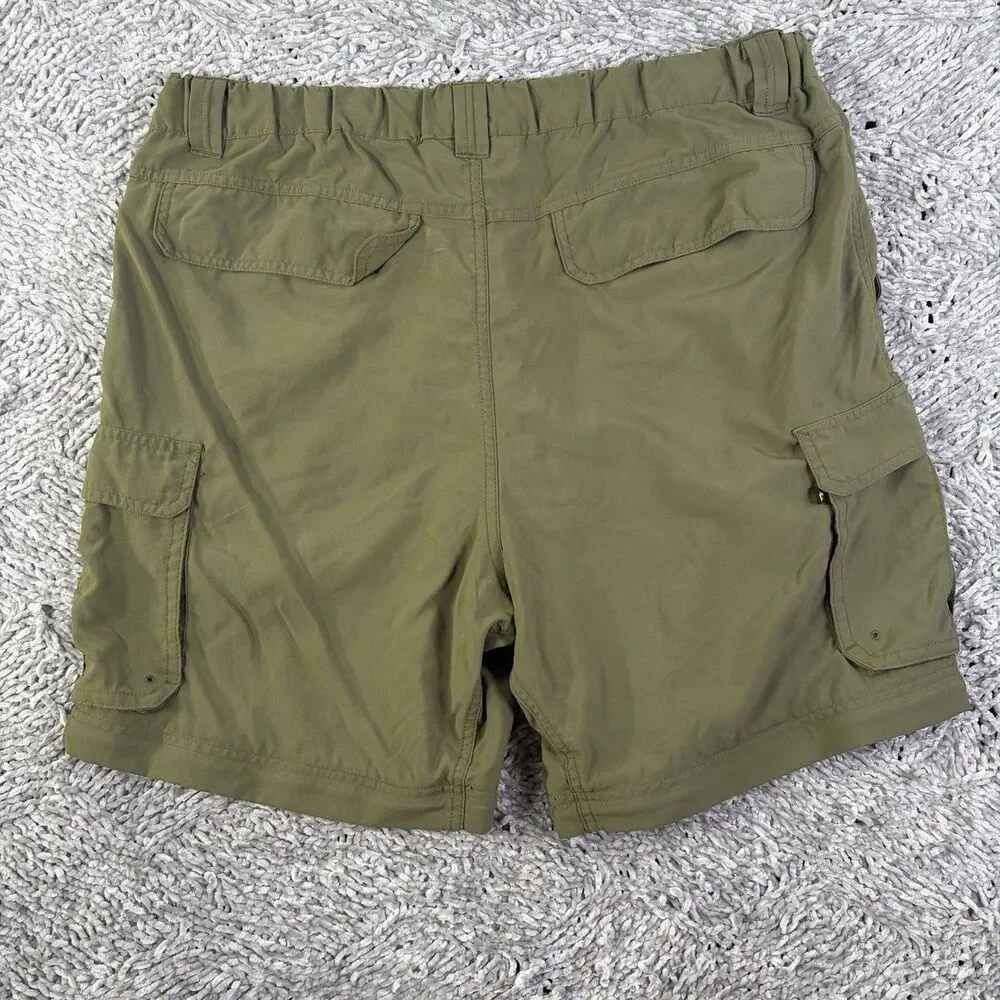 Boy Scouts Of America Convertible Cargo Shorts Mens Large Green Utility Summer
